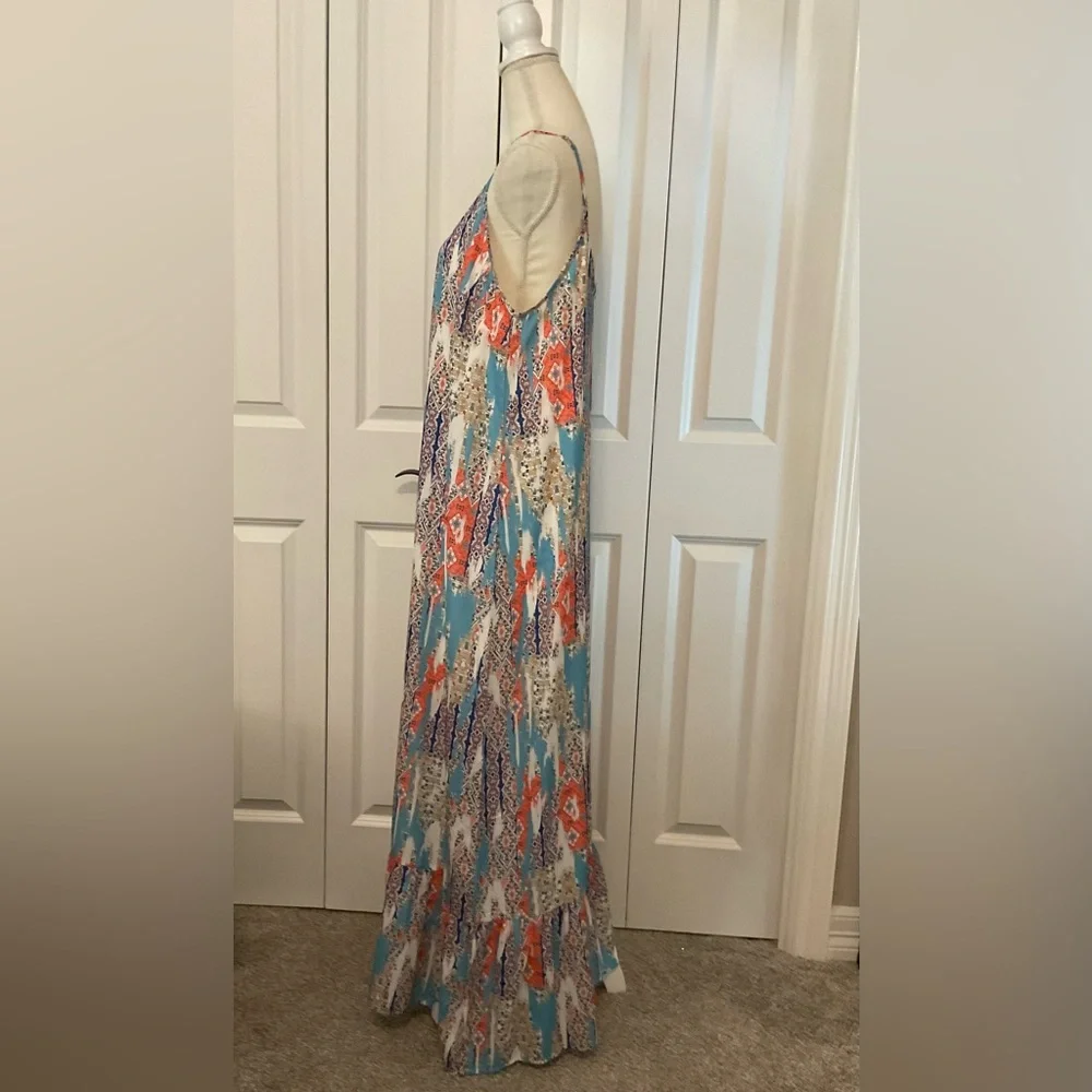 Colorful Maxi Dress NWOT - Picture 7 of 13